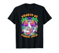 80s Style Goose Tiki Bar Pun Funny Hawaii Lover T-Shirt