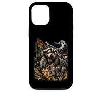 80s Style Raccoon Feral Trash Vintage Style Retro Streetwear Case for iPhone 12/12 Pro