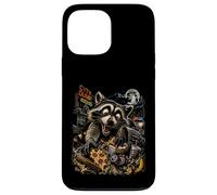 80s Style Raccoon Feral Trash Vintage Style Retro Streetwear Case for iPhone 13 Pro Max