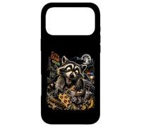 80s Style Raccoon Feral Trash Vintage Style Retro Streetwear Case for iPhone 17 Pro Max