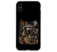 80s Style Raccoon Feral Trash Vintage Style Retro Streetwear Case for iPhone XS Max