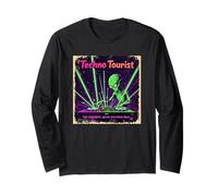 80s Techno Tourist Alien DJ Rave EDM Festival Outfit Long Sleeve T-Shirt