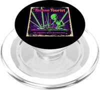 80s Techno Tourist Alien DJ Rave EDM Festival Outfit PopSockets PopGrip for MagSafe