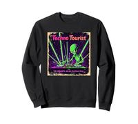 80s Techno Tourist Alien DJ Rave EDM Festival Outfit Sweatshirt
