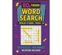 80's Themed Word Search: Popular TV Shows, Movies and Music