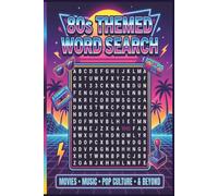 80's themed wordsearch puzzle: Wordsearches with easy to read print about retro 80s, 80s music, 80s tv and more.[6x9 inches, 110 pages] 50+ puzzles.... gift for Vacations,Holidays and Relaxation.