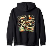 80s Throwback Never Forget Retro Classic Great Times 80's Zip Hoodie
