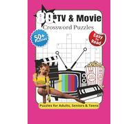 80s TV & Movie Crossword Puzzles: Crossword Puzzles with Easy To Read Print About 1980s TV, 1980s Movies, 1980s Celebrities and More | 6x9 inches, 120 ... Gift for Vacations, Holidays and Relaxation
