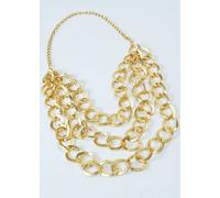 80s TV Mr T Style Bling Gold Chain Necklace