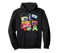 80's Vintage Cassette Tape Nostalgia Mixtape Era 1980s Retro Pullover Hoodie
