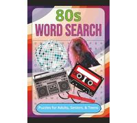 80s Word Search Puzzle Book: Word Searches with Easy to Read Print About The 80s, Retro, Disco and More | 6x9 inches, 110 pages | 50+ Puzzles … Gift for Vacation, Holidays, and Free Times