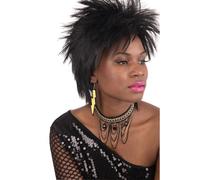 80's Yellow Lightning Rave Earrings, (1 Pair) - Eye-Catching Design, Perfect Accessory for Retro Parties, Concerts, Festivals, Nightlife, Events, & More Halloween