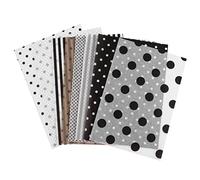 80Sheets Black and White Ultra-Thin Wrapping Paper for DIY Craft Projects Versatile Packaging Paper for Birthdays Weddings and Seasonal Gifting Needs
