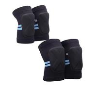 80SIX Stealth Pad Set - Soft, Shock-Absorbing Knee and Elbow Protectors for Skateboarding, Scooters, Cycling and Volleyball - Suitable for Both Kids and Adults