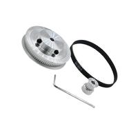 80T Bore 6mm GT2 2M 16&80 Teeth 1:5 Reduction Ratio 3D Printer Part Width 6/10mm Synchronous Wheel Belt 200/280/400/610mm(2GT-610-10MM,16T boer 6mm)