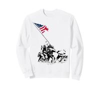 80th Anniversary Iwo Jima 1945-2025 WWII Veteran 4th of July Sweatshirt