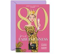 80th Birthday Cards for Women, Years Of Fabulousness