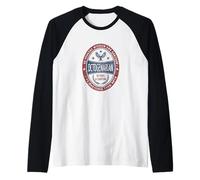 80th Birthday Eighty Years and Older Retro Octogenarian Raglan Baseball Tee