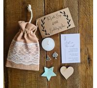 80th Birthday Gift for Her & Him - Small Sentimental Keepsake with 6 Lucky Charms & Meanings | Thoughtful 80th Birthday Present for Nan, Grandad, Mum, Dad, Friend | Alternative to a Birthday Card