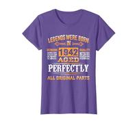 80th Birthday Gift Vintage Legend Born In 1942 80 Years Old T-Shirt