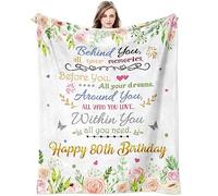 80th Birthday Gifts for Women, 80th Birthday Decorations for Women, 80 Year Old Birthday Gifts for Women, Best Gifts for 80 Year Old Woman, Birthday Gift for 80 Year Old Woman Throw Blankets 60"x 50"
