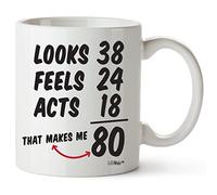 80th Birthday Gifts For Women forty Years Old Men Gift Happy Funny 80 Mens Womens Womans Wifes Female Man Best Friend Basket 1938 Male Unique Ideas 38 Woman Wife Gag Dad Cute Girls Guys Good Husband