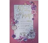 80th Birthday Mum Greeting Card