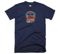80th Birthday T Shirt 80 Years of Being Awesome Legend Born in 1945 Vintage Funny Joke Gift Tee Top (UK, Alpha, L, Regular, Regular, Navy)