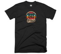 80th Birthday T Shirt 80 Years of Being Awesome Legend Born in 1945 Vintage Funny Joke Gift Tee Top (UK, Alpha, XL, Regular, Regular, Black)