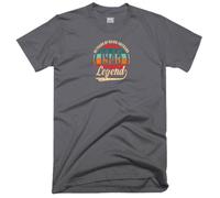 80th Birthday T Shirt 80 Years of Being Awesome Legend Born in 1945 Vintage Funny Joke Gift Tee Top (UK, Alpha, XXL, Regular, Regular, Charcoal)