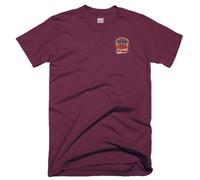 80th Birthday T Shirt Pocket 80 Years of Being Awesome Legend Born in 1945 Vintage Funny Gift Tee Top (UK, Alpha, XXL, Regular, Regular, Maroon)