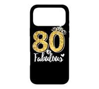 80th Birthday Women Gift - Eighty and Fabulous Case for iPhone 17 Pro Max