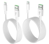 80W 65W SUPERVOOC Charger Cable for OPPO,1M+1.8M USB A to USB C Fast Charge Cord VOOC Charging Lead for OPPO Find X8 X6 Pro X5 X3 Lite/Reno 13 12F/11F/10/A80/A79/A60/A54/OnePlus 13 12 Nord 4 3/Realme