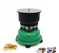 80W Automatic Vibratory Tumbler, Advanced Lapidary Vibrating Machine, Jewelry Polisher Grinder Tool for Jade, Agate, Metal, Vibration Clean for Amber, Turquoise, Wood, Coins