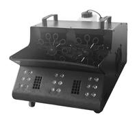 80W Bubble Fog Machine Double Wheel Remote Control Smoke Machine Special Effect Stage Equipment for DJ Disco Party Lots of bubbles for parties, performances, magic