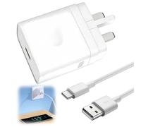 80W Fast Charger for Oppo, USB Power Adapter Fast Charger With 1.8M USB A to C Charging Cable for Oppo Find X8 X6 X5 Pro X3 X2 Reno 13 12F 11 Pro 10 A80 A98 Wall Charger