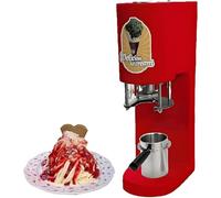 80w Ice Cream and Soft Serve Maker, 7.4-7.9 Gal/Hr Commercial Spaghetti Press, Gela-to Machine with 4 Shape Molds(Yellow)