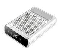80W Nail Dust Collector, Rechargeable Nail Extractor, Vacuum Portable Acrylic Nail Dust Cleaner, Professional Suction Fan, Acrylic Nail Tools for Home Salon Use, Low Noise