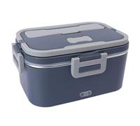 80W Portable Rice Cooker and Food Warmer for Travel and Car Use Automatic Heating Technology Meals Perfectly (H, 23.49cm)