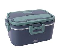 80W Portable Rice Cooker and Food Warmer for Travel and Car Use Automatic Heating Technology Meals Perfectly (E, 23.49cm)