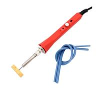 80W Press Welders Pyrography Pen with T Heads Copper Hot Strip Welding Soldering Iron Studios Temperature Adjustable Best Gift(80WHotpresslinex2)