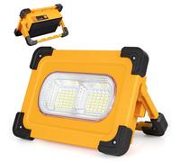 80W Rechargeable LED Flood Light, 4 Modes 180Adjustable Portable