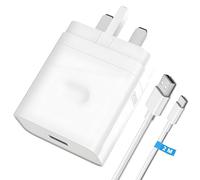 80W Supervooc Charger for Oppo, USB C Fast Charging Cable 6.6FT/2M, Supervooc Plug and Lead Power Adapter USB Wall Charger UK for OPPO A80 Find X5 Pro X5 X3 Neo X2 Reno 12 F 12 Pro 11 10 8