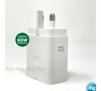 (80W UK ADAPTER) OPPO Power Adapter Fast Charger UK Plugs - 80W / 65W / 30W / 18W / 10W SuperVOOC