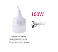 (80W1, One size) Camping Light USB Rechargeable LED Light Emergency Bulb Tent Lighting Camping Equipment Bulb Portable Lantern