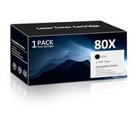80X CF280X High Yield Toner Cartridge Compatible for HP 80X CF280X 80A CF280A Toner for HP Pro 400 M401A M401D M401N M401DNE MFP M425DN Ink Black 1 Pack