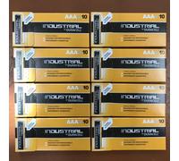 80x Duracell AAA Industrial Procell Alkaline Batteries LR03 MN2400 Micro Battery