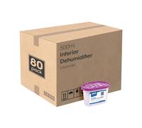Interior Dehumidifiers - 500ml - Lavender - 80x Moisture Trap Harbour Housewares Purple One Size