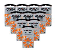 80x Rayovac Extra Size 13 Mf Hearing Aid Batteries 1.45V Zinc Air