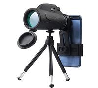 80X100 High Definition Lens Prism Hiking Monocular Telescope + Phone Clip + Tr